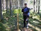 Alustaimestiku peegeldusspektrite mõõtmine UAVSpec-3-ga. Joel Kuusk Järvseljal 2008 suvel.